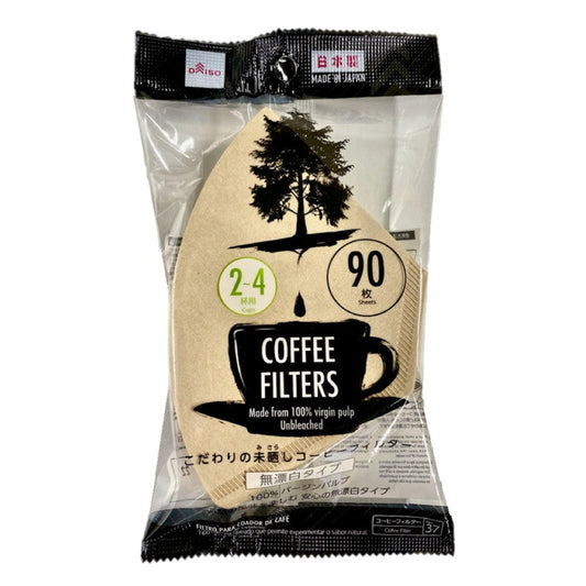 Coffee Filters 2-4cups UnBleached-90sheets